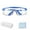 Blue, variant on MOJMBSBY Anti Scratch Protective Eyewear, Multicolor, 5 Count