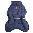 thumbnail image 1 of Chaqueta de invierno para perros cálido y grueso reflectante otoño abrigo de invierno para perros medianos grandes azul oscuro 5XL, 1 of 5