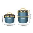 thumbnail image 2 of Insulation Bowl Flask Lunch Box Thermal Case Stainless Steel Container Portable Leakproof Insulated Soup Thermos, 2 of 4