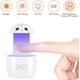 thumbnail image 4 of Mini lámpara UV de 5 W para uñas de gel, lámparas UV LED USB para uñas de gel, lámpara de secado rápido de 90 segundos para niñas y mujeres, para uso en el hogar y el salón, 4 of 5