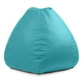 thumbnail image 2 of Jaxx Gumdrop Commercial Grade Bean Bag for Educational Environments, Large Size - Premium Vinyl - Turquoise, 2 of 6