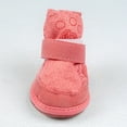 thumbnail image 6 of Zhaomeidaxi 4Pcs Small Dog Shoes, Puppy Boots Booties Pet Sneakers with Adjustable Fastener Strap for Small Medium Dogs, Protect Paws Easy to Wear Daily Use, 6 of 8