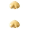 thumbnail image 2 of kurtrusly Cabinet Handle Heart Shape Solid Color Replacement Decorative Home Kitchen Bathroom Drawer Door Pull Knob Accessories Yellow 2Set, 2 of 6