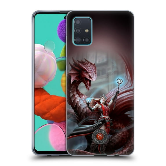 Head Case Designs Officially Licensed Anne Stokes Dragon Friendship Scarlet Mage Soft Gel Case Compatible with Samsung Galaxy A51 (2019)