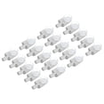 thumbnail image 1 of Pernos de soporte para estantes Uxcell, 20 piezas de soporte de vidrio de aleación de zinc con ventosa para gabinete, armario, estantería, transparente, 1 of 6