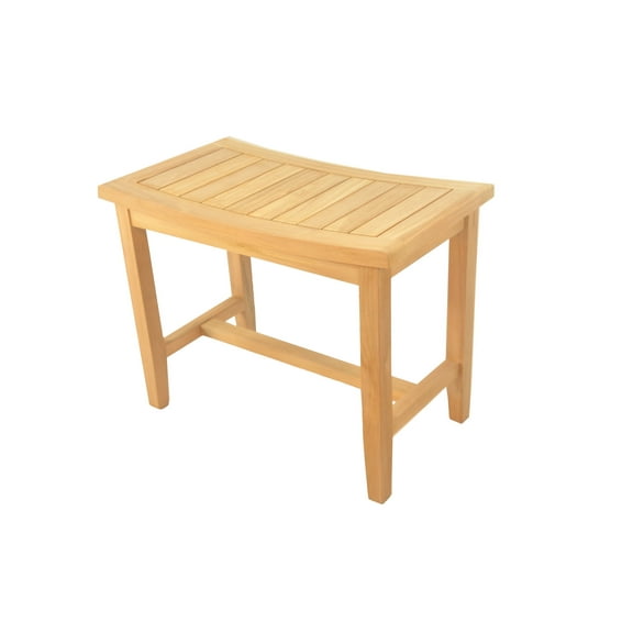 Grade-A Teak Wood Wina Shower Seat 24" Outdoor Patio Stool Bench
