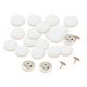 thumbnail image 1 of 20 botones de colores para coser, suministros de costura, botones invisibles para decoración de ropa. Blanco, 1 of 3