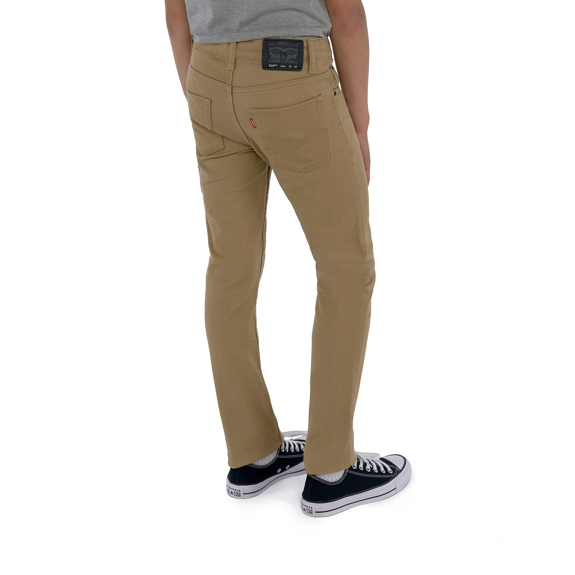 Levi s Boys 510 Skinny Fit Jeans british Khaki 14 Other