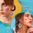 thumbnail image 6 of 200Pcs Earring Hooks for Jewelry Making 18K Gold Plated Ear Wires Fish Hook Earrings with Earring Backs, 6 of 9