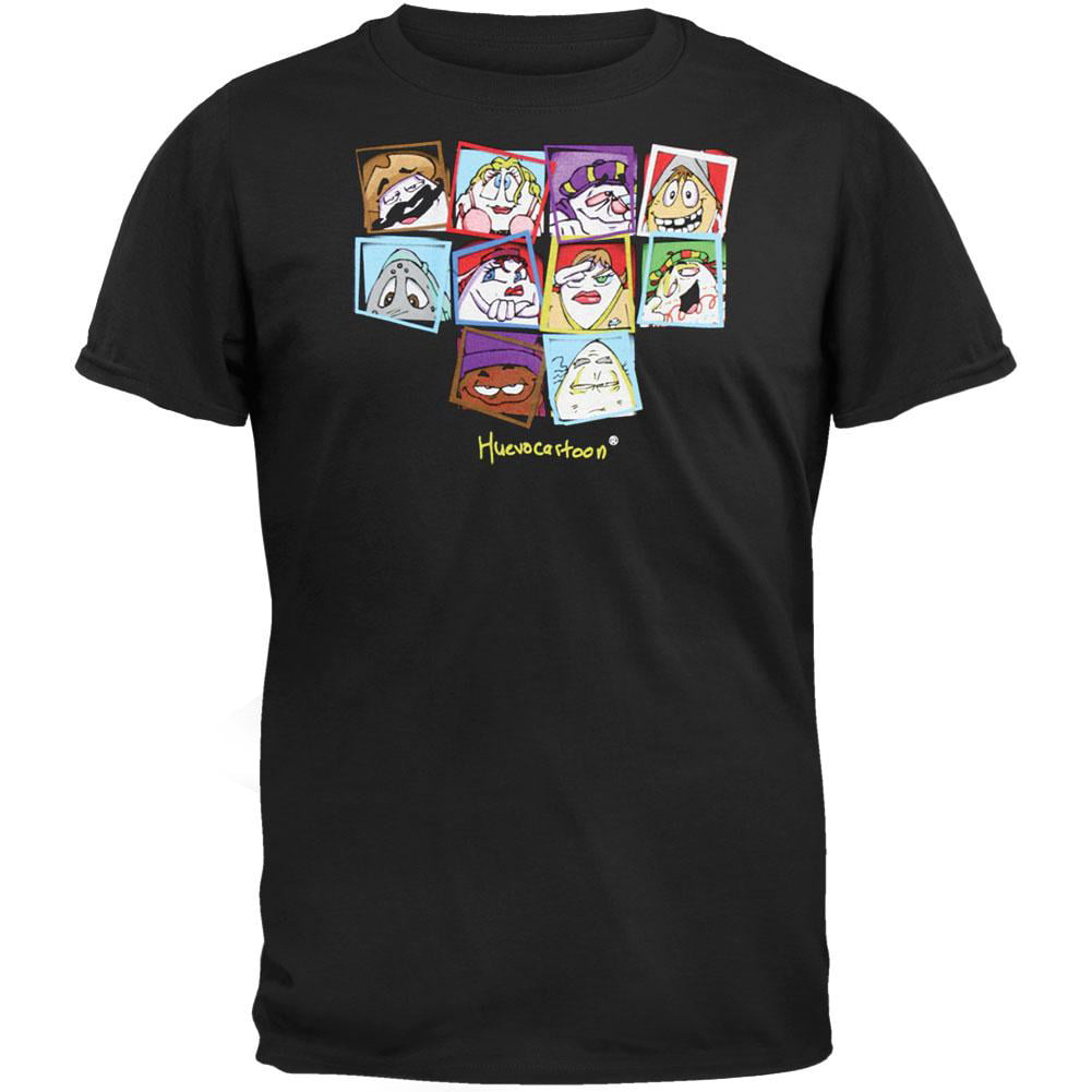 Huevo Cartoon - Huevo Squares T-Shirt - Medium - Walmart.com