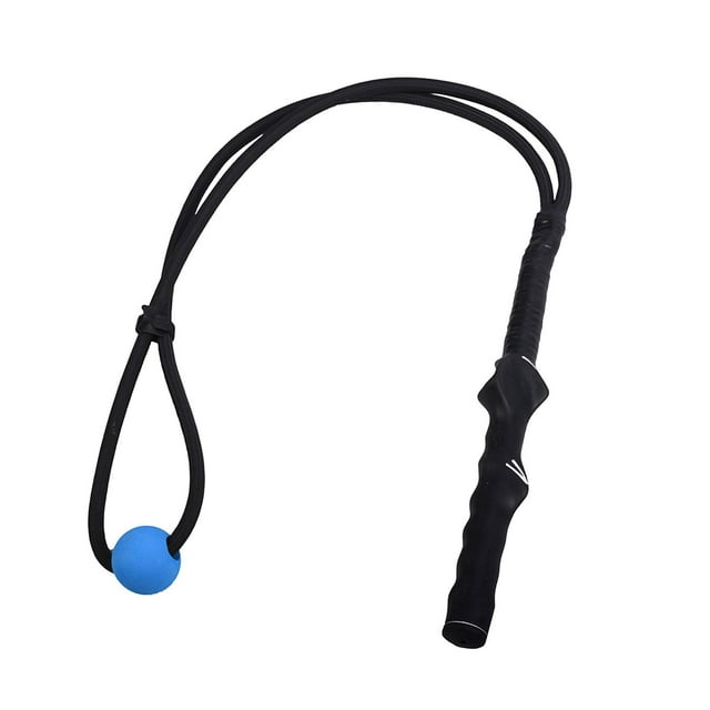 Colaxi Golf Swing Training Rope Comfortable Grip Golf Warm up Stick Golf Swing Trainer for Indoor Outdoor Improve Swing Speed Rhythm Blue