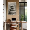 thumbnail image 2 of AVOI Zen Wall Art Gray Poster Spa Stones Picture Zen Canvas Prints for Bathroom Yoga Meditation Room Living Room Bedroom Home Office Decor(Zen-4) Unframe: 8x10in, 2 of 5