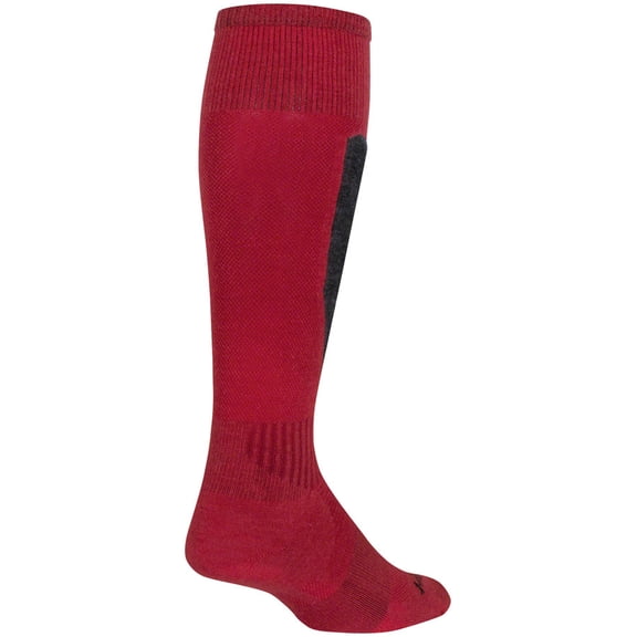 SockGuy Mountain Flyweight Wool Socks - 12 inch, Red, Large/X-Large