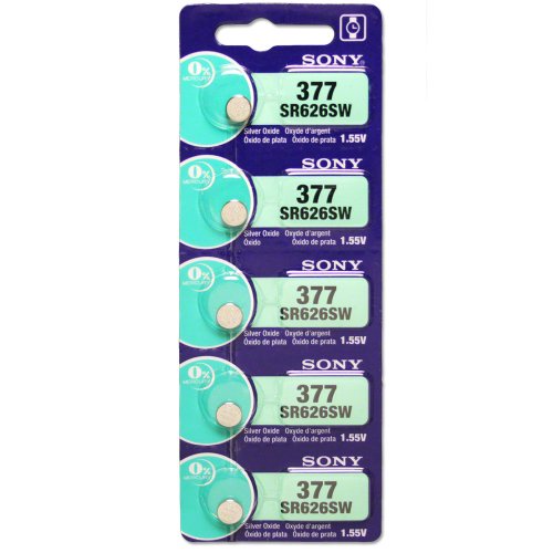 10 Batterie Orologio Seiko SR626SW 377/376 – 1.55V Argento (Scadenza 2026) Giapponesi
