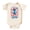 Natural Bodysuit, variant on My 1st Fourth of July Baby Bodysuit Patriotic Stars & Stripes Outfit for Girls First 4th Natural Bodysuit 6 Months