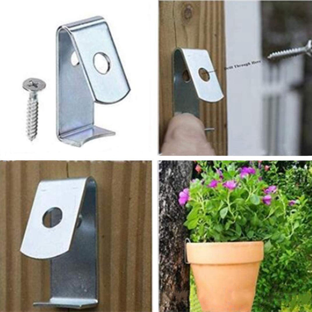 Flower Pot Clips24 Pack Durable Plant Pot Latch Hangers, Holds 58Inch