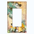 thumbnail image 5 of Metal Light Switch Plate Cover Floral Nature Butterfly Scripture Damask BUT035, 5 of 13