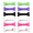 Multicolor, variant on 12Pcs Bone Hair Clips, Cute Bone Hairpins for Women, 6 Colors Gothic Y2K Kawaii Hair Accessories, PVC Alligator Barrettes for Halloween Cosplay Costume Party