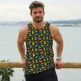 thumbnail image 6 of KLL Cartoon Dino Print Men's Muscle Gym Workout Stringer Tank Tops Bodybuilding Fitness T-Shirts Tank Tops Men-3X-Large, 6 of 7