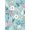 Blue, Pattern 11, variant on ODIKA 4'x6' Pink Gray Floral Watercolor Elegance Washable Area Rug Charming Botanical Print with Soft Petals for Bedroom, Reading Nook, Pet Friendly & Non-Shedding
