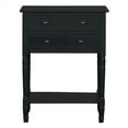 thumbnail image 4 of Narrow Console Table with Storage, Rectangular Entryway Table With 3 Drawers And Open Storage Shelf, 2-Tier Sofa Table For Living Room Hallway, 4 of 9
