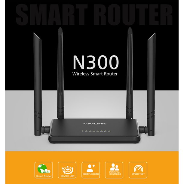 Wavlink N300 Mini Home Wireless Wi Fi Router 5dbi 2 4g External Antennas Wps Button Broadband Router