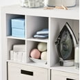 thumbnail image 2 of (2 pack) Better Homes & Gardens Quad Shelf Insert for Cube Organizers, White Texture, 2 of 10