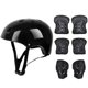 thumbnail image 1 of Conjunto de equipo de protección para niños, 7 Uds., casco para patín, codo, muñeca, rodillera para monopatín, ciclismo, patinaje y patinete, 1 of 5