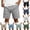 Dark Gray, variant on Sweat Shorts Mens Workout Gym Jogger Casual Sports Shorts Drawstring Elasticated Waist Sweatpants Athletic Workout Half Pants Solid Color Plain Lounge Wear with Pockets