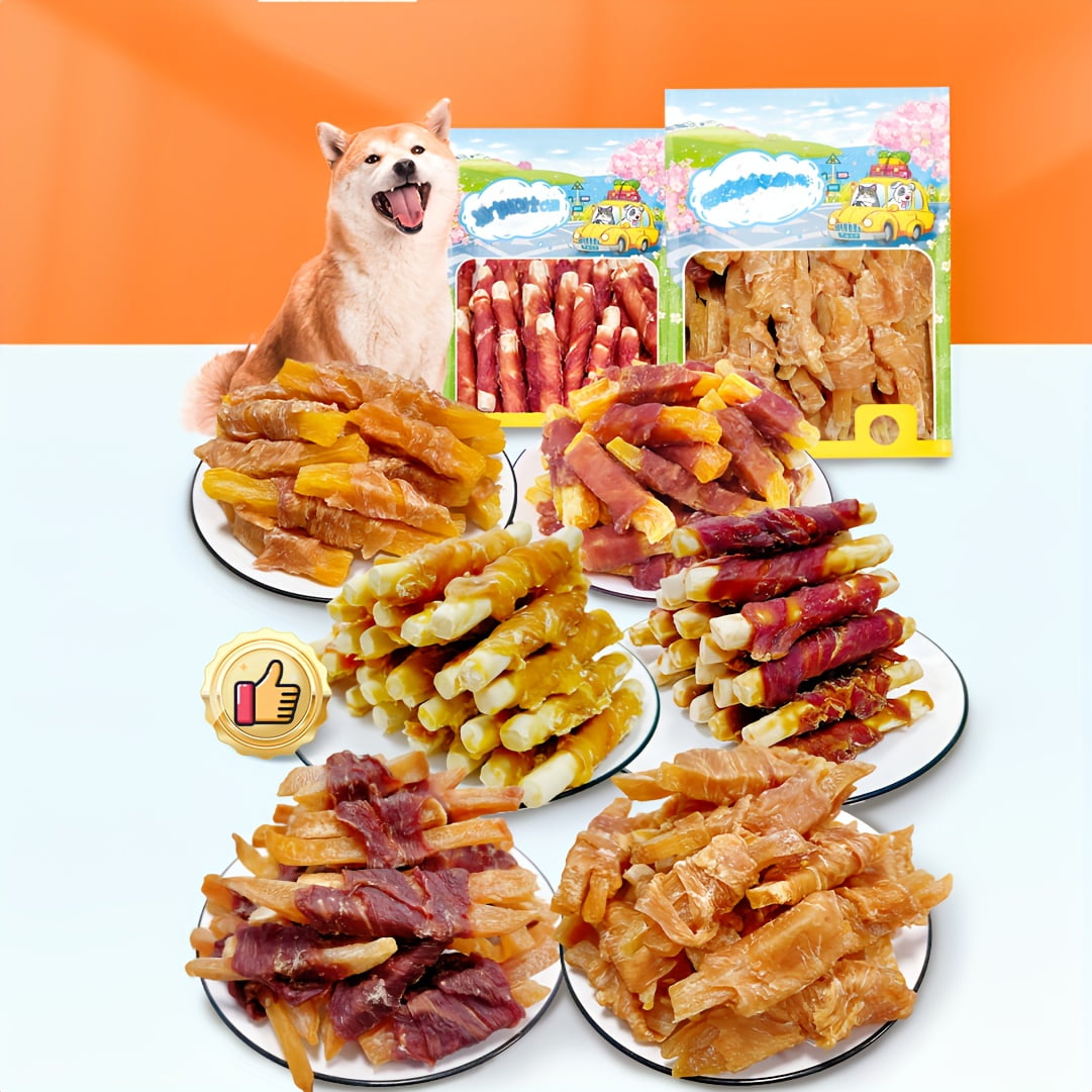 Duck Wrapped Calcium Milk Stick, Dog Treats For Small, Medium, & Large Dog - Made With Duck And Calcium Milk Stick, Healthy, Easily Digestible, And High Protein Reward Training Treats For Dogs