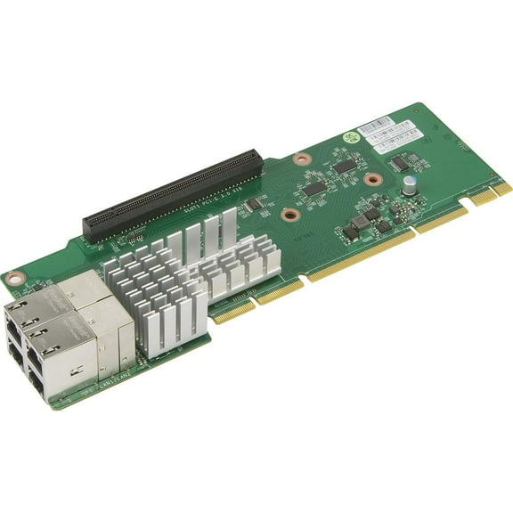Supermicro AOC-2UR6N4-I4XT-O 2U Ultra Riser with 4 10Gbase-T and 4 NVMe ports, Intel X550