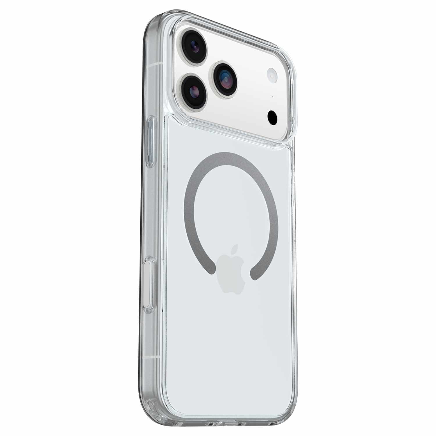 OtterBox Étui Symmetry Clear MagSafe avec Contrôle de la Caméra Clear with Bleu Tint (Clear) pour iPhone 17 Pro Max