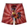 thumbnail image 7 of BRGZLK Mens Shorts Casual Stretch Swim Trunks Funny Summer Casual Quick Dry Beach Elastic Waist Drawstring Vacation Shorts with Pockets, 7 of 7