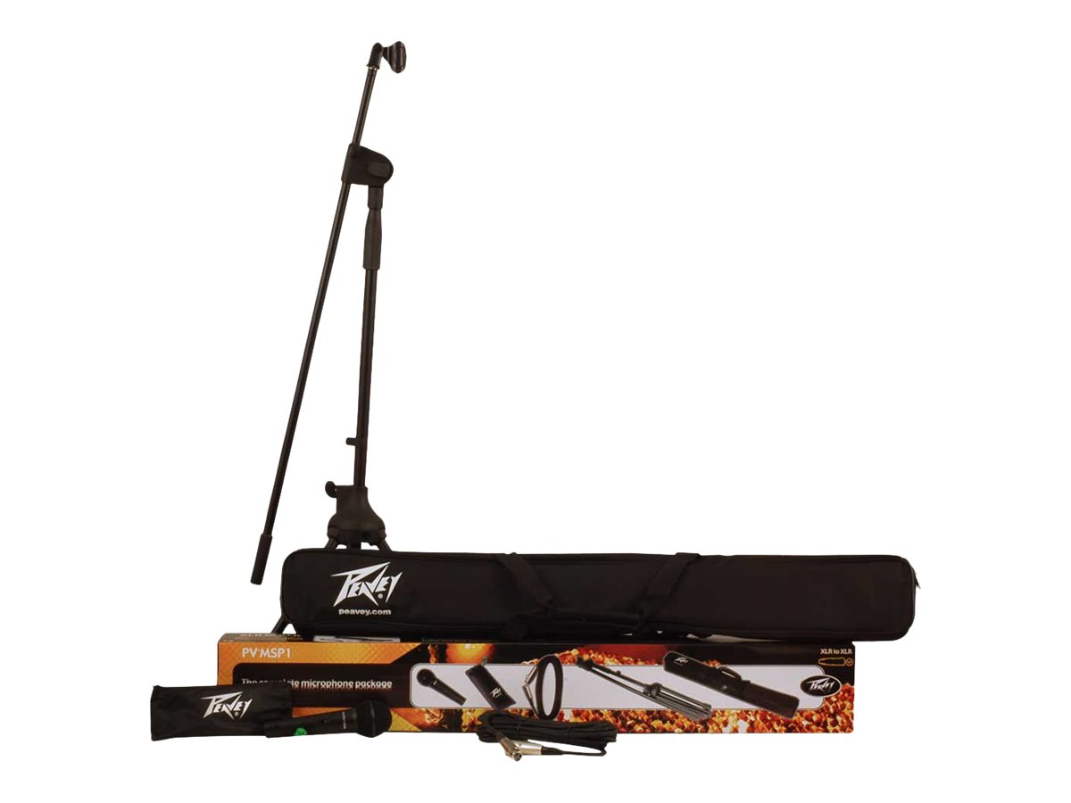 Peavey PV-MSP1 XLR Complete Mic & Accessory Package With Carry Bag 578000 New