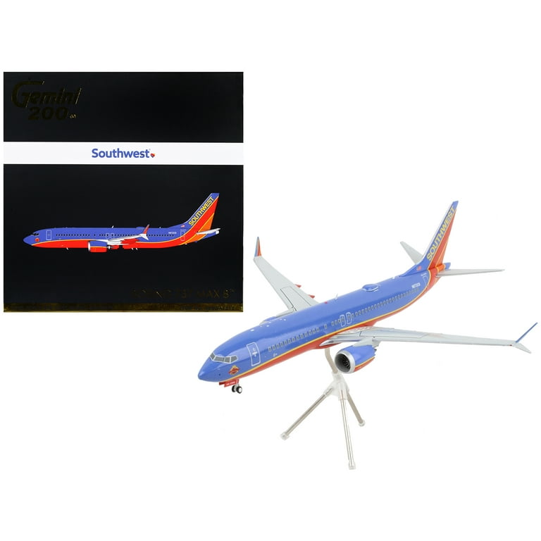 航空機・ヘリコプター Gemini SOUTHWEST 737MAX 1/200 GeminiJets 1:200 Southwest Airlines Boeing 737 MAX 8