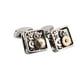 thumbnail image 2 of Gemelos de movimiento de reloj cuadrado steampunk vintage Hugo 1 par, 2 of 7