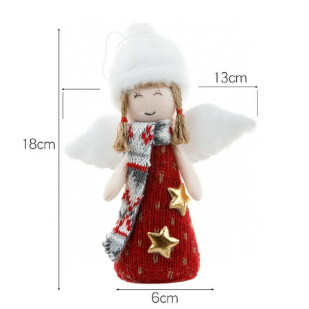 

Dreamhall Christmas Ornaments Angel Plush Doll Pendant Xmas Tree Hanging Decoration Party