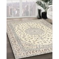 thumbnail image 2 of Ahgly Company Indoor Square Traditional Rosy Brown Pink Medallion Area Rugs, 4' Square, 2 of 6