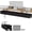 Black, variant on No Drill Under Desk Cable Management Tray, 28" Cord Organizer for Table, Clamp/Screw Mount Desk Cable Management, Premium Fabric Cable Management Tray for Office, Home