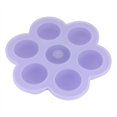 thumbnail image 2 of Molde para congelador de alimentos BuyWeek 7 cavidades silicona azul rosa morado naranja, 2 of 12