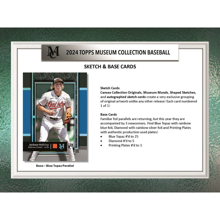 2024 Topps Museum Collection Baseball Hobby Box - MLB 4 Autographs