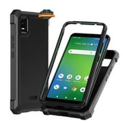 For TCL 50 XL 5G Full-Body Dual Layer Hybrid Case Slim, Drop-Proof TPU Hard PC, Durable Corner Front Bumper Protector Phone Case Cover Black