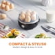 thumbnail image 5 of Hervidor eléctrico para huevos Elite Gourmet EGC115B con capacidad para 7 huevos, color negro, 5 of 6