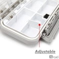 thumbnail image 4 of Large Weekly Pill Organizer, Travel Medicine Case With Adjustable Compartments, Waterproof Portable Pillbox For Vitamins, Daily Medication Storage, Multi-Use Storage Box, 4 of 7