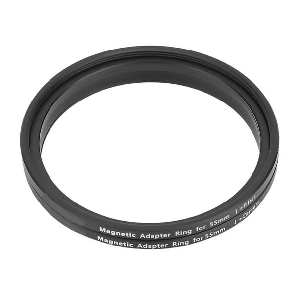 Convierta El Filtro De Rosca En Un Adaptador De Filtro Magnético, Kit De Adaptador De Filtro De Lente Magnético De aleación De Aluminio, Ajuste De Precisión Anticaída De 55-55
