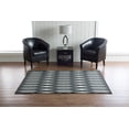 thumbnail image 3 of Linon Salonika Diamond Reversible Woven Wool 5'x8' Rug in Gray, 3 of 4