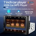 thumbnail image 3 of Radio de Voiture 7 Pouces - PRUMYA - Lecteur Multimédia Android Carplay - Écran Tactile HD - Bluetooth 2.0 - Double-Din, 3 of 4