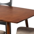 thumbnail image 3 of Table de Salle à Manger Moderne du Milieu du Siècle 5 Pièces avec Chaises Rembourrées - Gland, 3 of 3