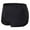 Black, variant on ZZwxWA Mens Mesh Booty Shorts 3 Inch Sexy Smooth Lounge Active Shorts Panties Low Rise Split Side Boxer Breathable Panties Clearance Sales