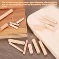 thumbnail image 4 of Uxcell 120 Paquete 3/8" x 2" Clavos de Dowel de Madera, Pin de Fluta Ranurada para Trabajos de Madera, 4 of 6